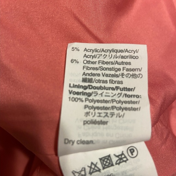J. Crew Mercantile Pink Dress Coat Sz 10 - Picture 6 of 8